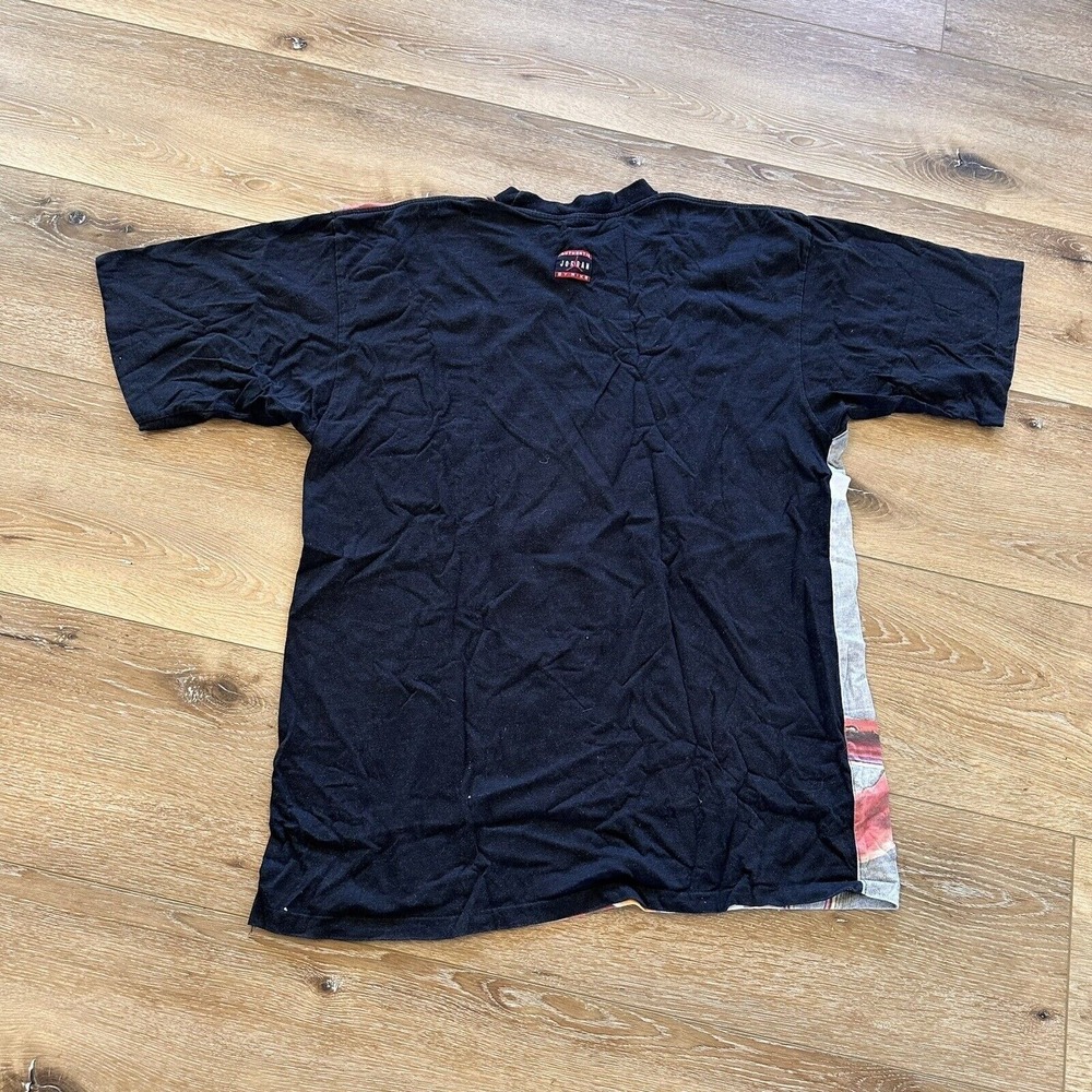 Nike Shirt Mens XL Michael Jordan Mega Print 90s Vintage Basketball - Picture 2 of 6